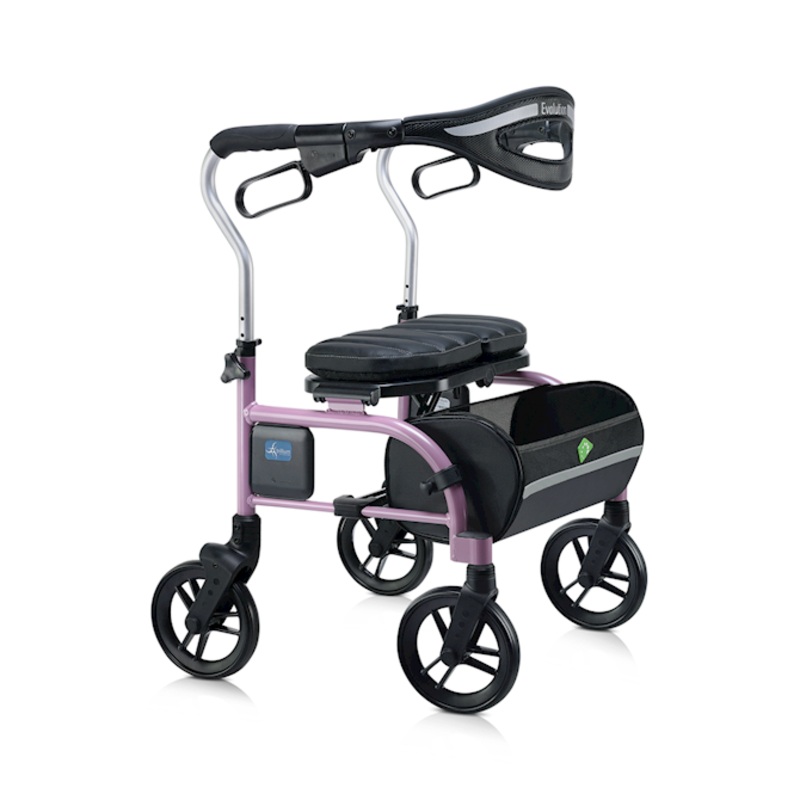 Evolution Trillium Rollator, Pink, Regular