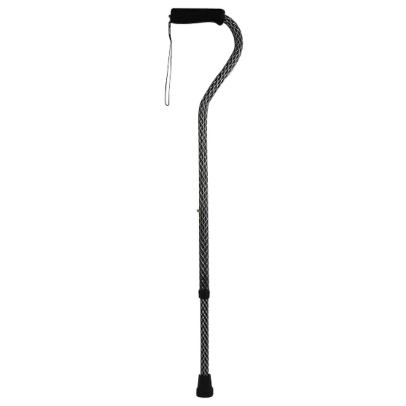 Airgo Aluminum Etched Offset Cane