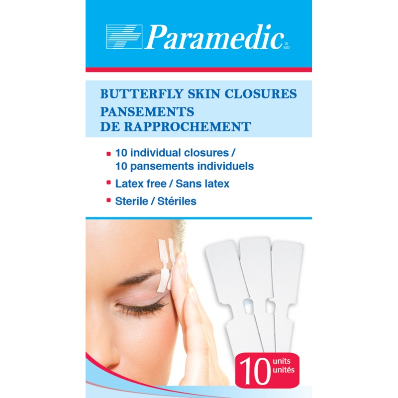 Paramedic Canada Butterfly Skin Closures (10 U.)