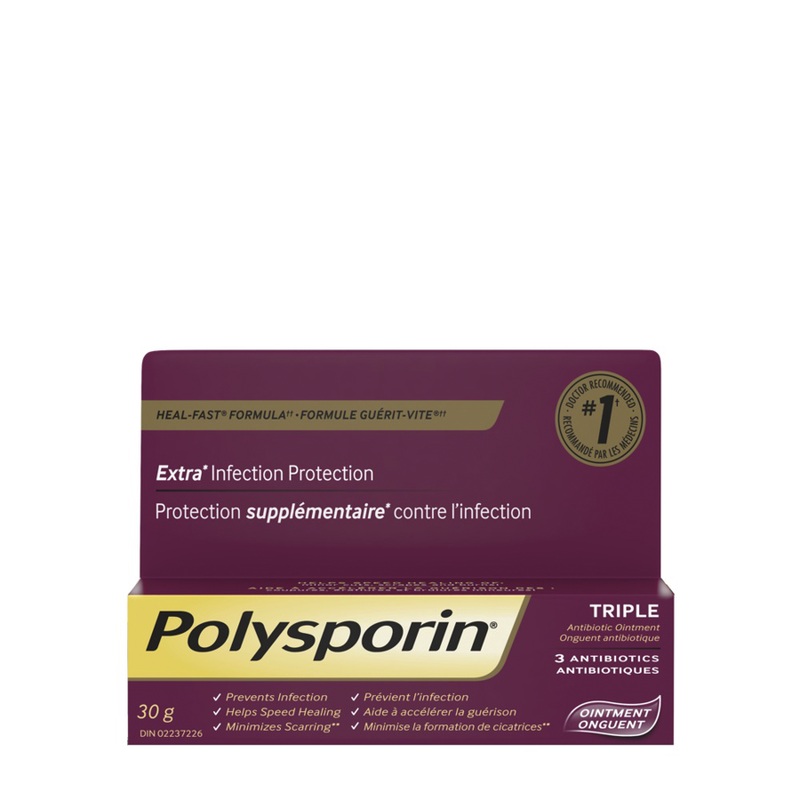 Polysporin Triple Antibiotic Ointment  Seals  Minor Cuts, Scrapes & Burns – Heal Fast Formula