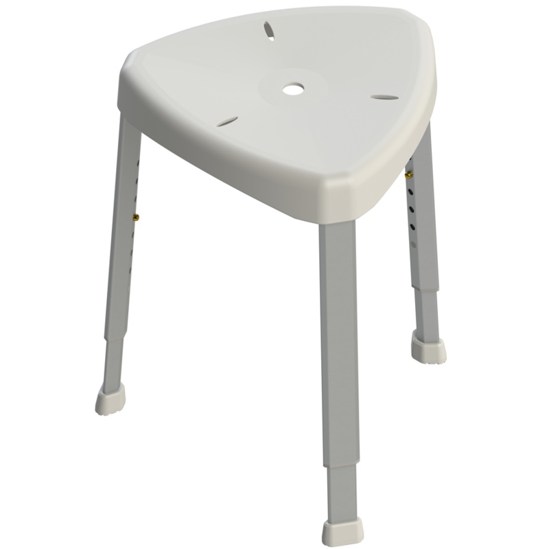 HealthCraft Products Shower Stool- Portable Shower Seat