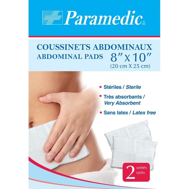Paramedic Canada Abdominal Pads 8” X 10”