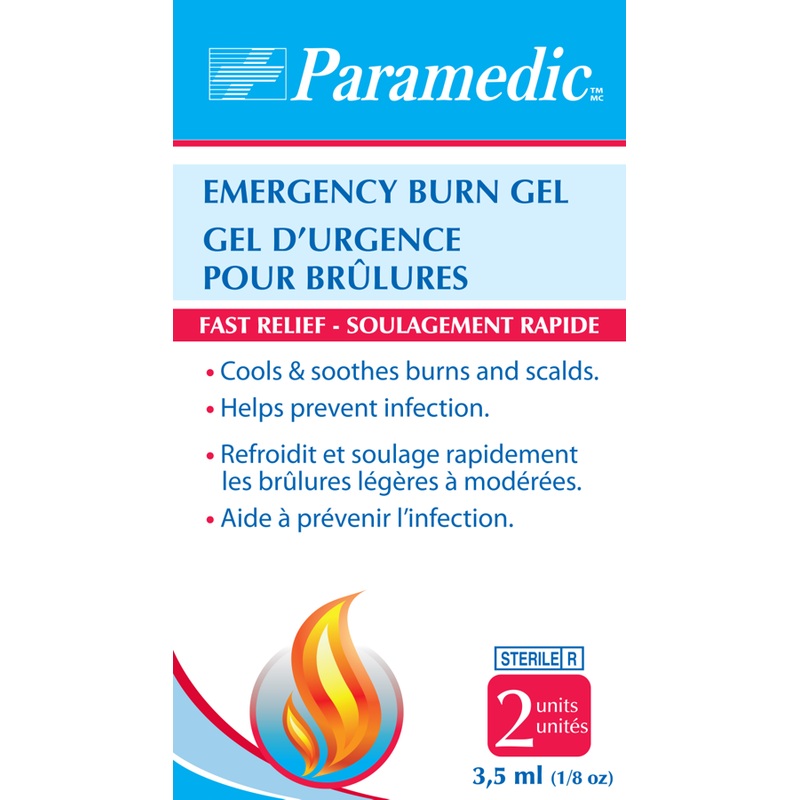 Paramedic Canada Emergency Burn Gels 1/8Oz. (2 U.)