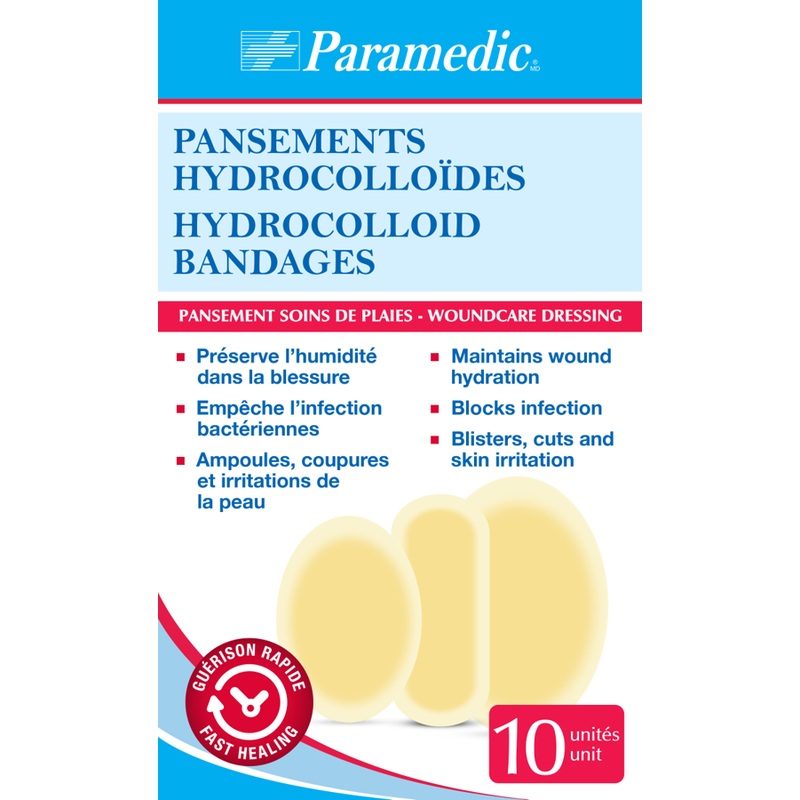 Paramedic Canada Hydrocolloid Bandages (10U)
