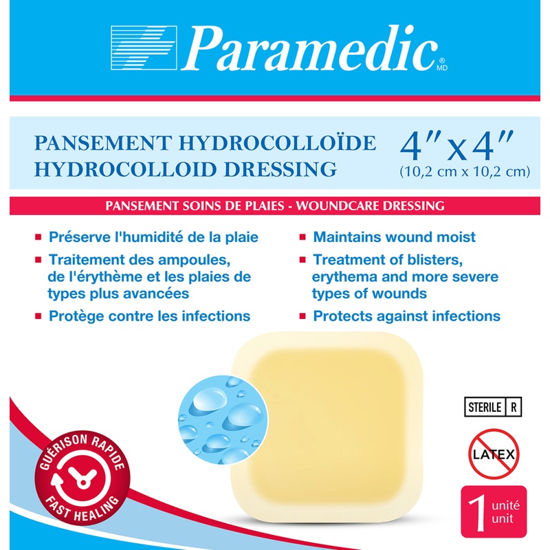 Paramedic Canada Pansement Hydrocolloid Alginate 4X4