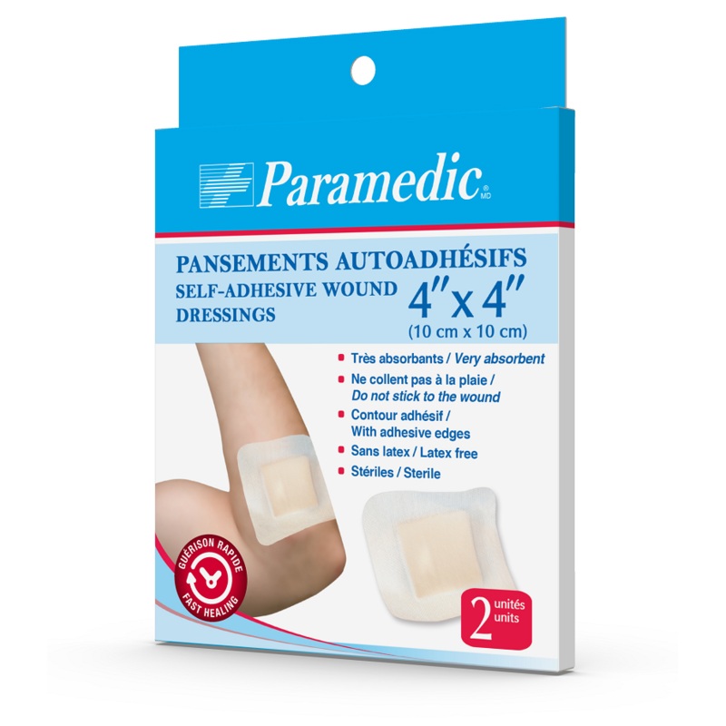 Paramedic Canada Self-Adhesive Bandage 4”X4”