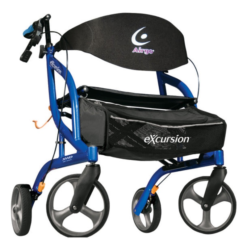 Drive Medical  Airgo eXcursion XWD Lightweight Side-fold Rollator
