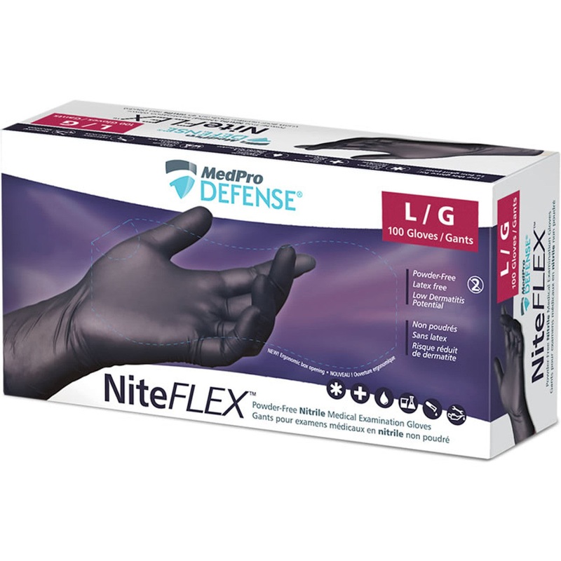 MedPro Defense Niteflex Powder-Free Nitrile Exam Gloves