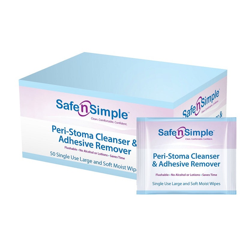 Safe n Simple Peri-Stoma Cleanser and Adhesive Remover – Individually Wrapped