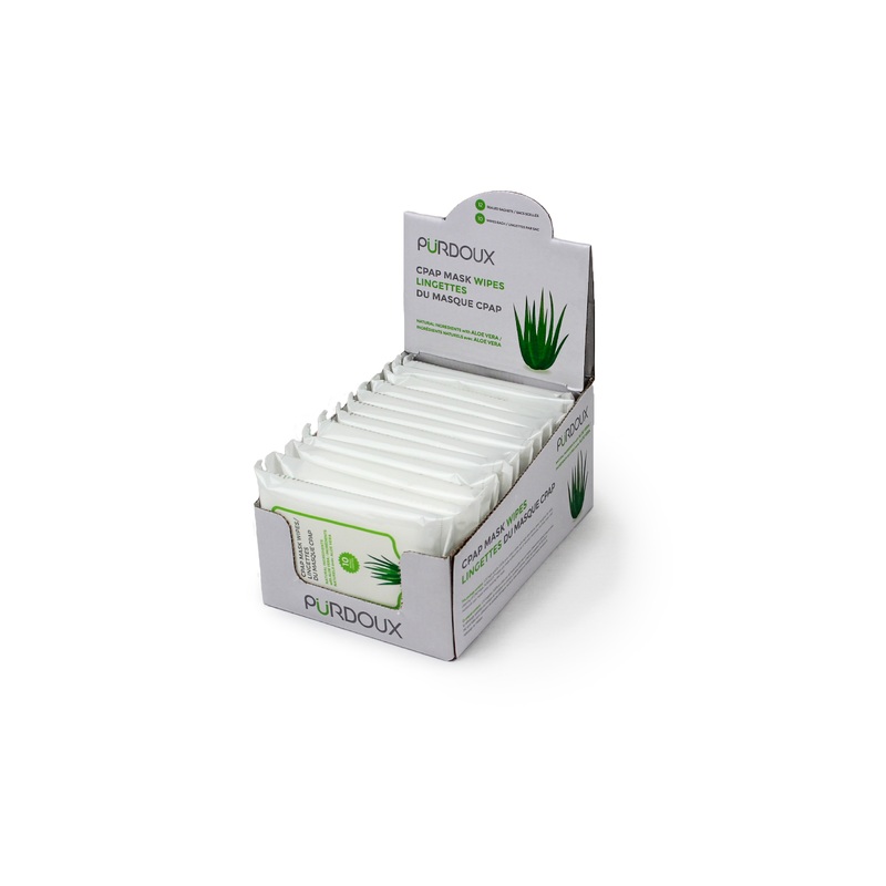 Purdoux CPAP Unscented Wipes Travel Boxes