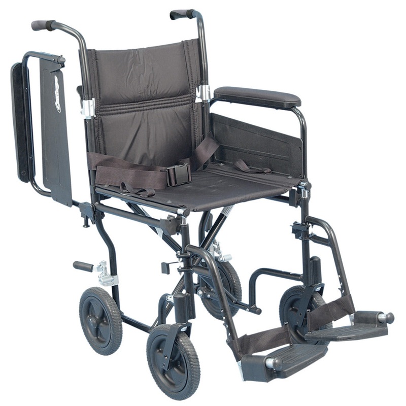 Airgo Comfort-Plus Lightweight Transport Chair Plaid