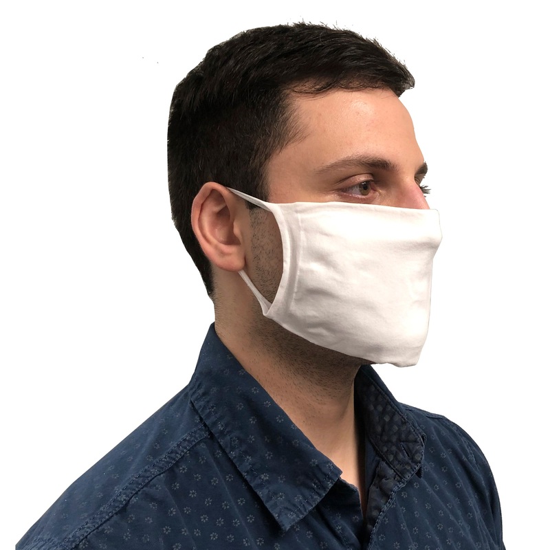 PCP Reusable Face Mask|White