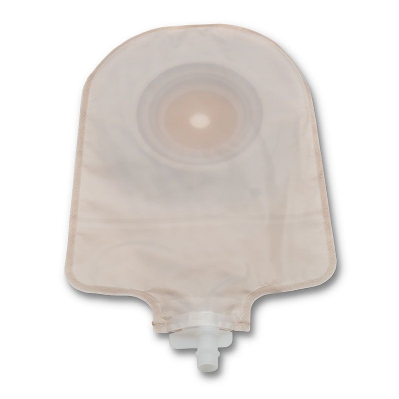 Hollister Premier Convex Flextend Tape Border Urostomy Pouch Transparent 1 Pre Sized Item No. 8484