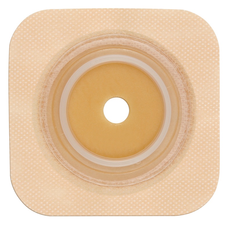 Convatec Natura Durahesive Flexible Skin Barrier, tan collar, cut-to-fit 57 mm (2 1/4 in) Item No. 413167
