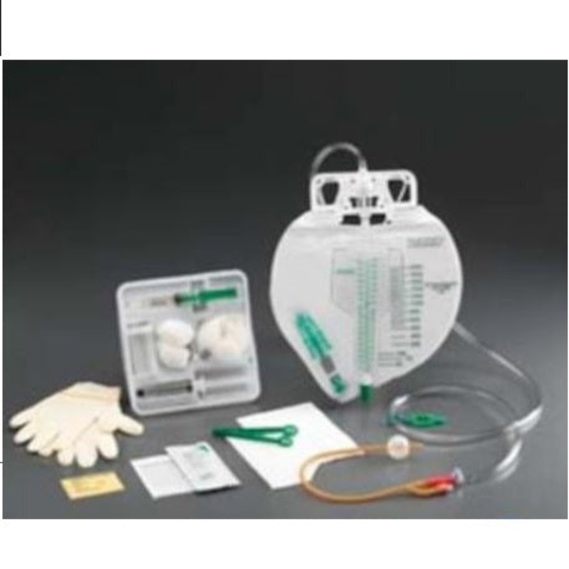 Bard Lubricath Foley tray w/ Uro-Prep 2000ml collection bag 16FR hydrophilic-coated catheter & monitor, 1 unit, Item No. BRD 800