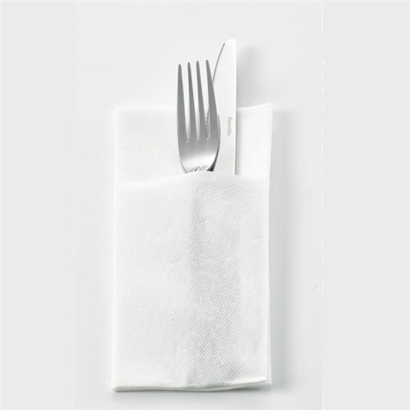 Airlaid Tablin Pop-In Napkins White 40x40cm – Pack of 50