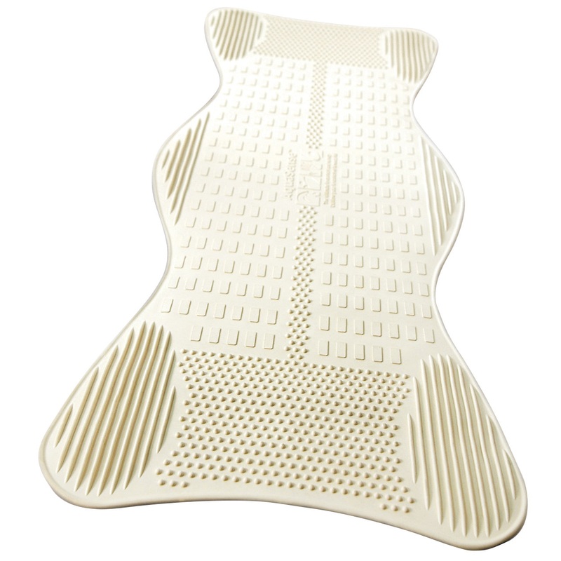 AquaSense Non-Slip Bath Mat with Invigorating Massage Zones, Large
