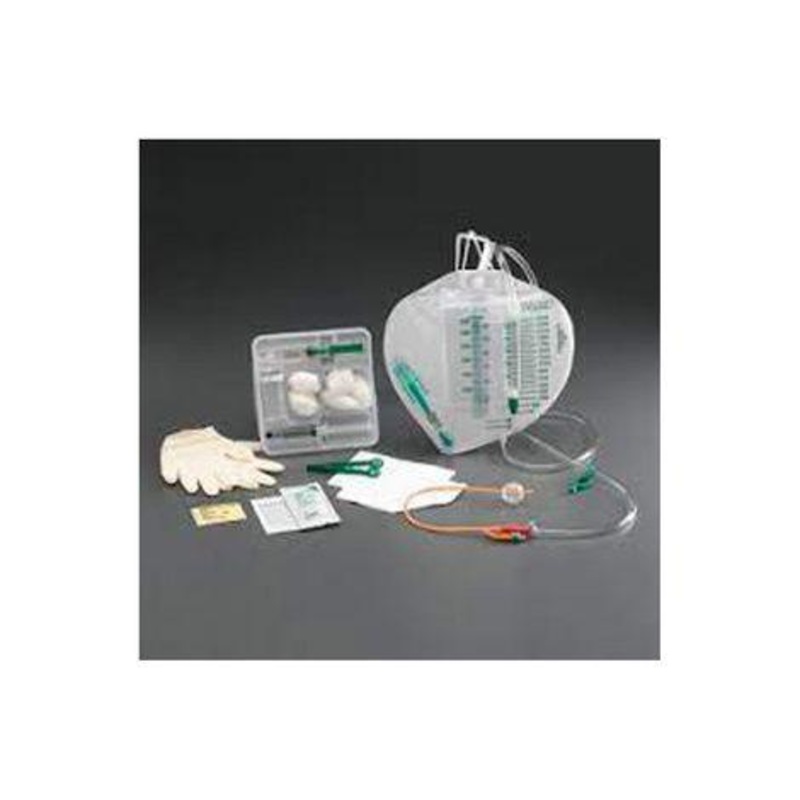 Bard Foley 100% silicone Uro-Prep tray 2500ml collection bag 16FR uncoated silicone catheter, 1 unit, Item No. BRD 901816C