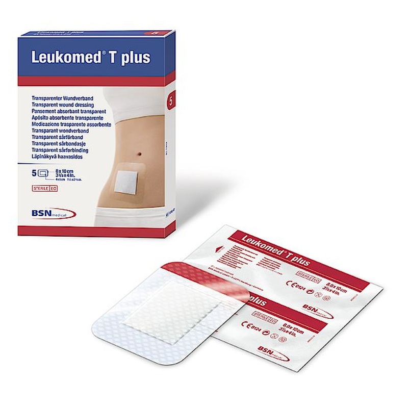 BSN Medical Leukomed T Plus Waterproof Transparent Island Dressing Sterile