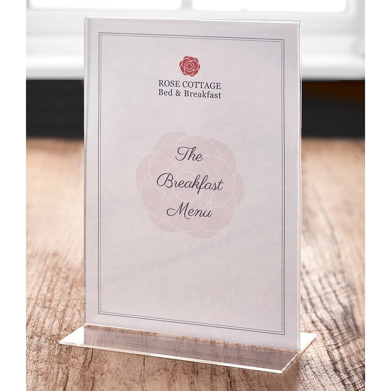 Double-Sided Poster & Menu Holder A5
