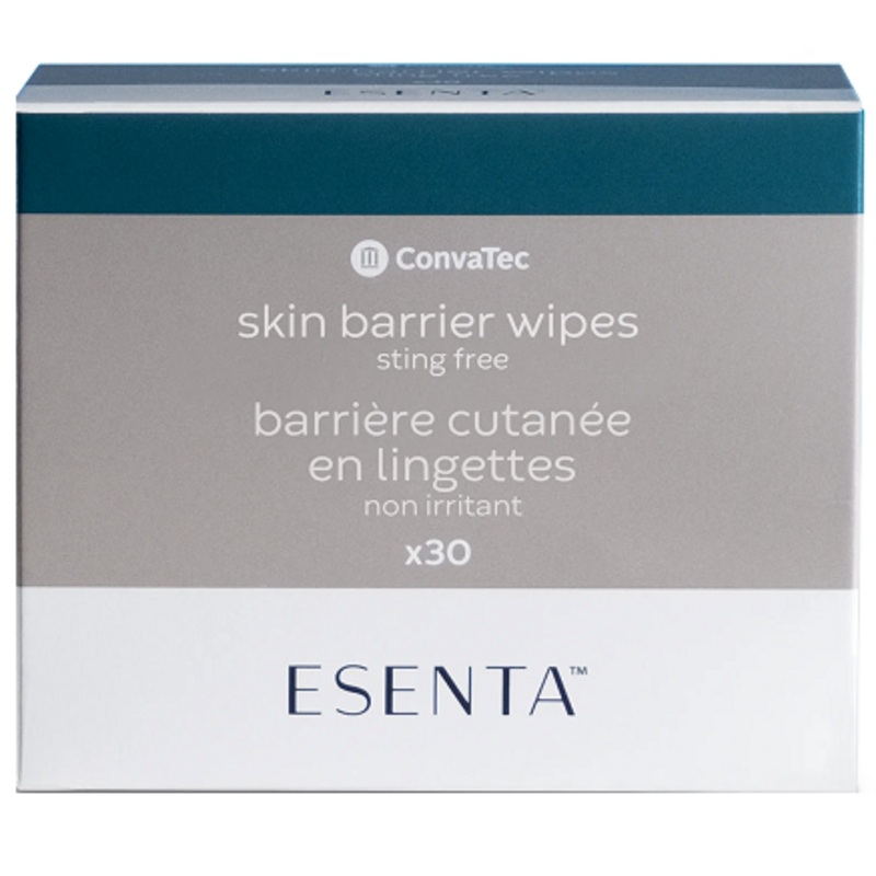 Esenta Skin Barrier Wipes Item No.SQU 423282, 30 Count