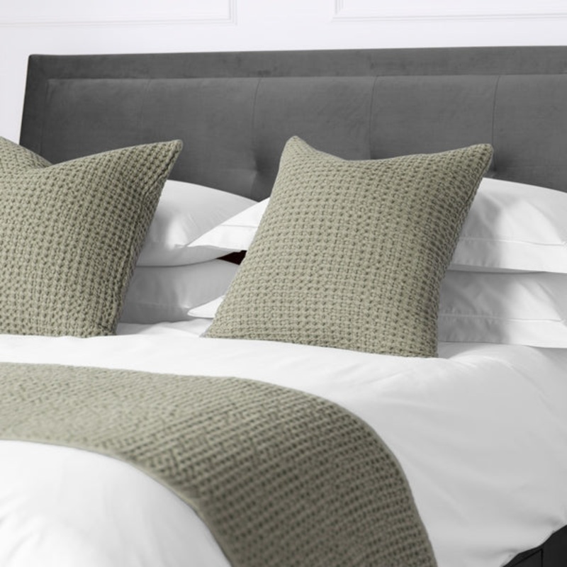 Hampton Cushion|Grey|Beige|Sage Green|Smoky Blue|Dusky Red
