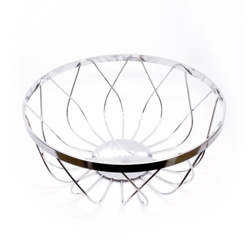 Chrome Plated Basket – 18cm