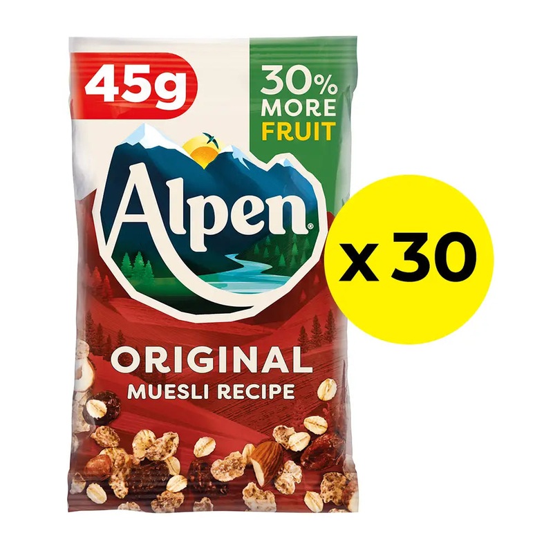 Alpen Original Muesli Portion Sachets – Pack of 30