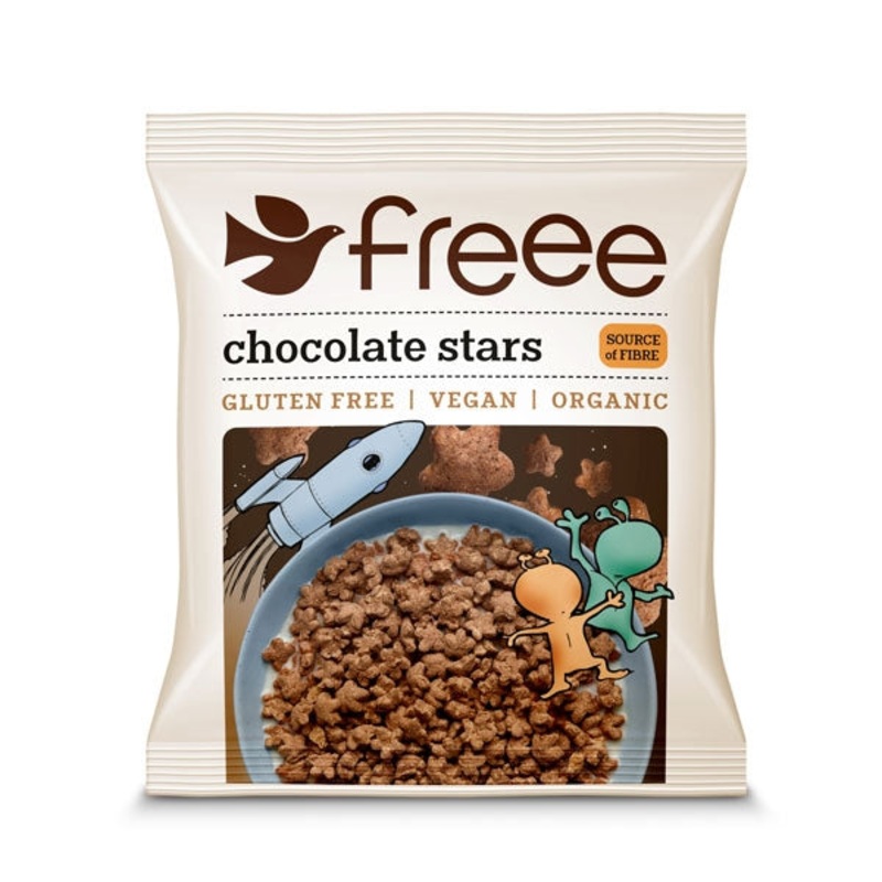 Freee Gluten-Free Organic Chocolate Stars Portion Packs – Pack of 20