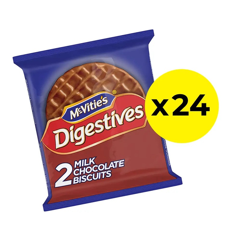 McVitie’s Milk Chocolate Digestive Twin-Pack Biscuits – Pack of 24