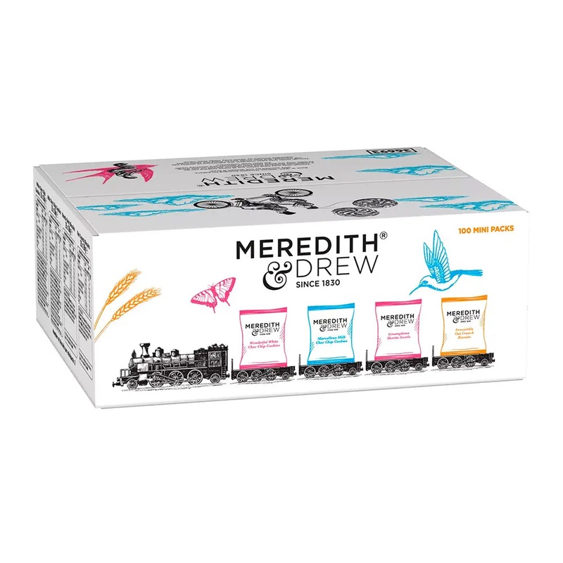 Meredith & Drew Twin-Pack Biscuits (4 varieties) – Pack of 100