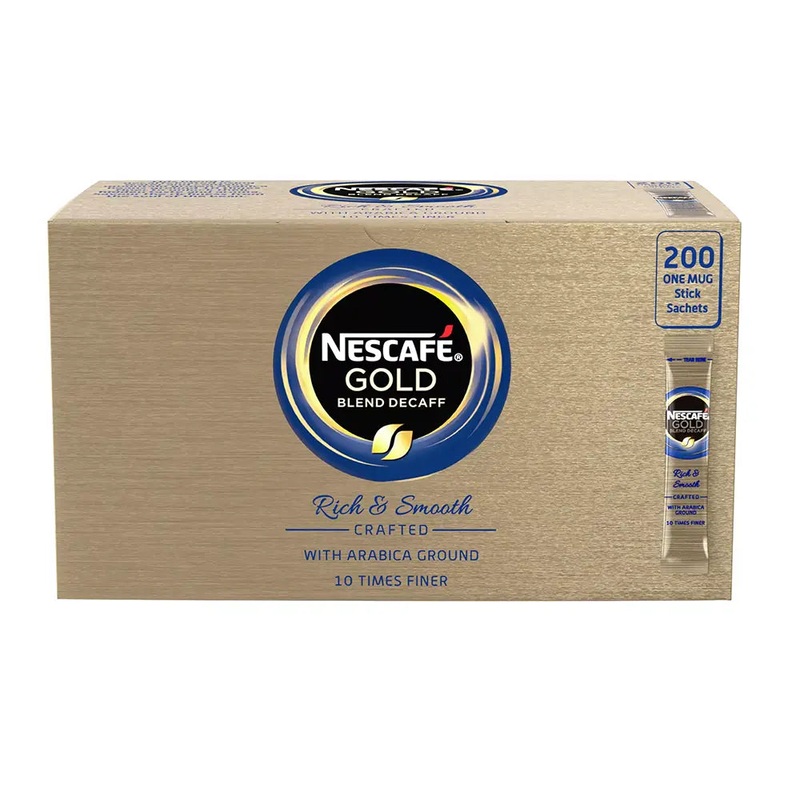Nescafe Gold Blend Decaff Instant Coffee Stick – Pack of 200