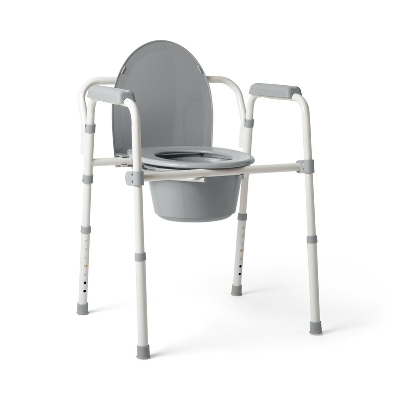 3 In 1 Steel Commode|Single