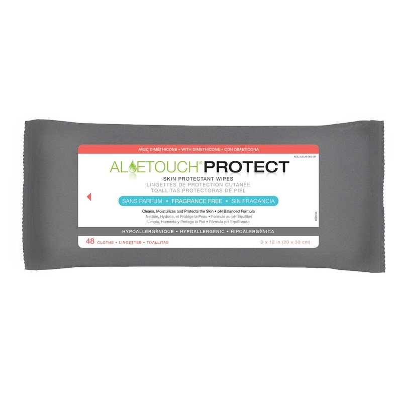 AloeTouch PROTECT Barrier Cream Cloths, 8×11