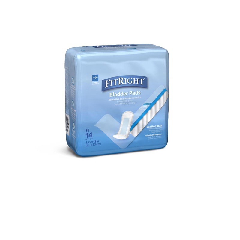 Bladder Control Pads, Light, Moderate & Max