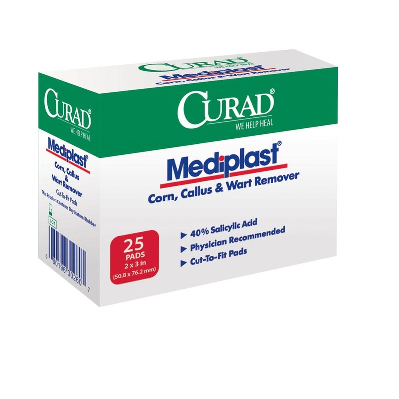 Curad MediPlast Corn, Callus & Wart Remover (box of 25)
