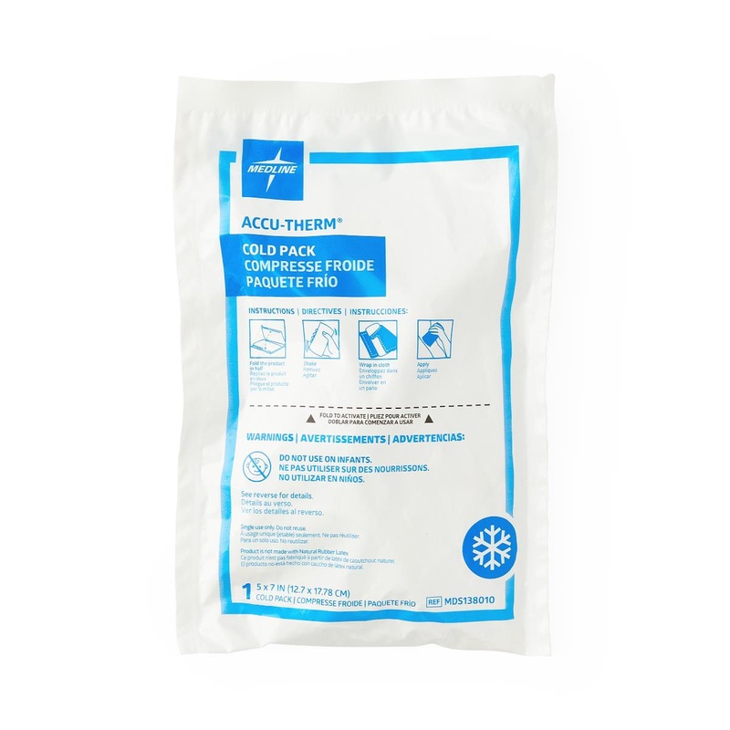 Heavy-Weight Accu-Therm Cold Packs, 4X6 (Case of 16)