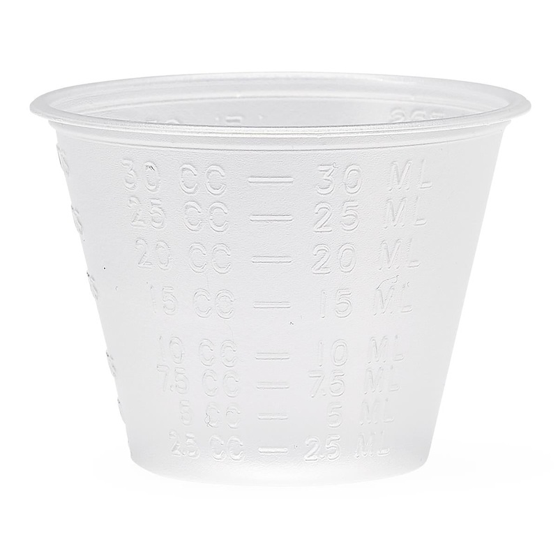 Medicine Cups, 1oz|Pack of 100|Case of 5000