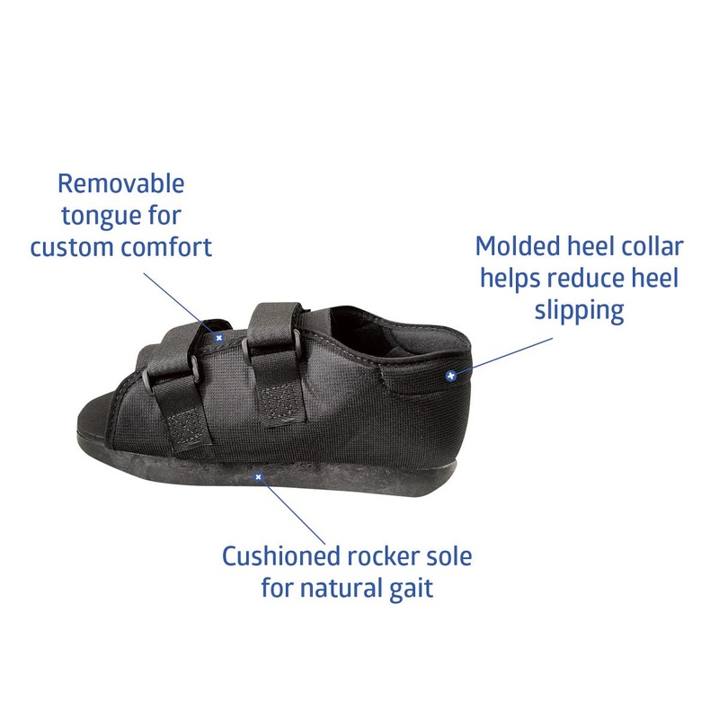 Semi Rigid Post Op Shoe, Men|Medium|Large|Extra-Large