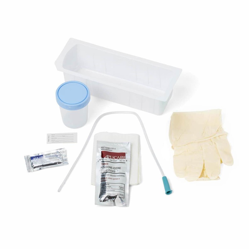 Urethral Catheterization Tray w/ 14FR Vinyl Catheter