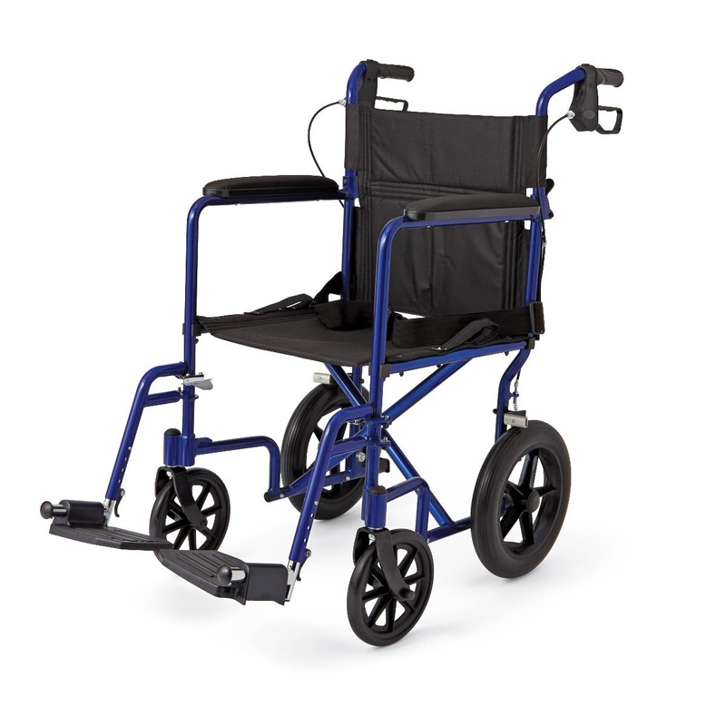 Aluminum Transport Chair with 12 Wheels
