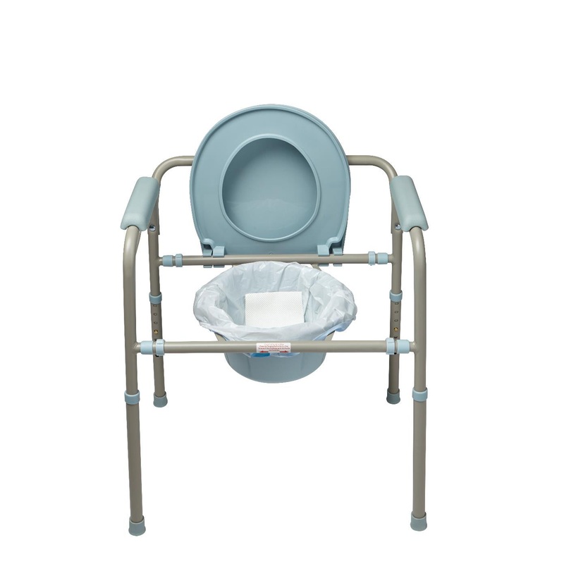 Commode Liner with Absorbent Pad