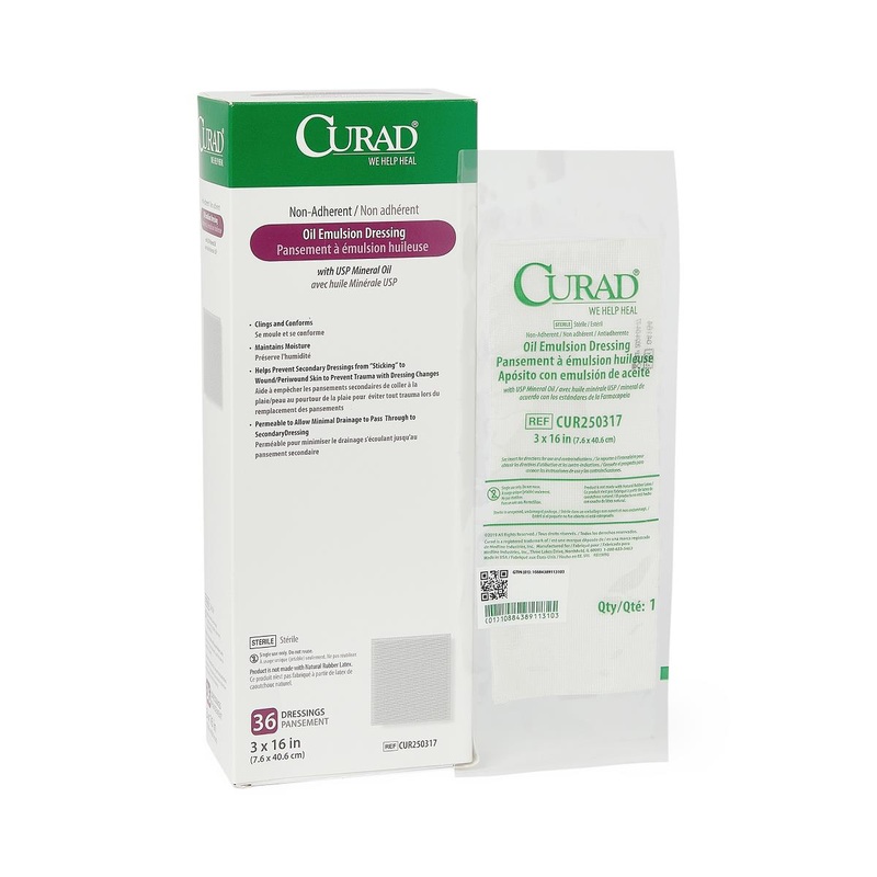Curad Dressing Gauze Oil Emulsion Various Sizes