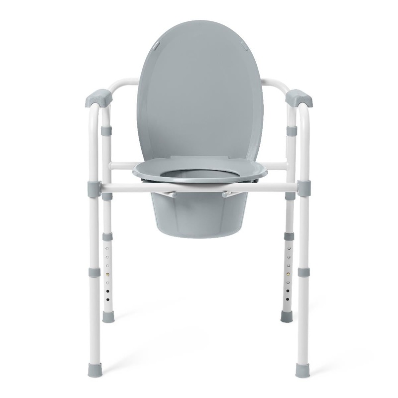 Deluxe Steel 3-in-1 Commode