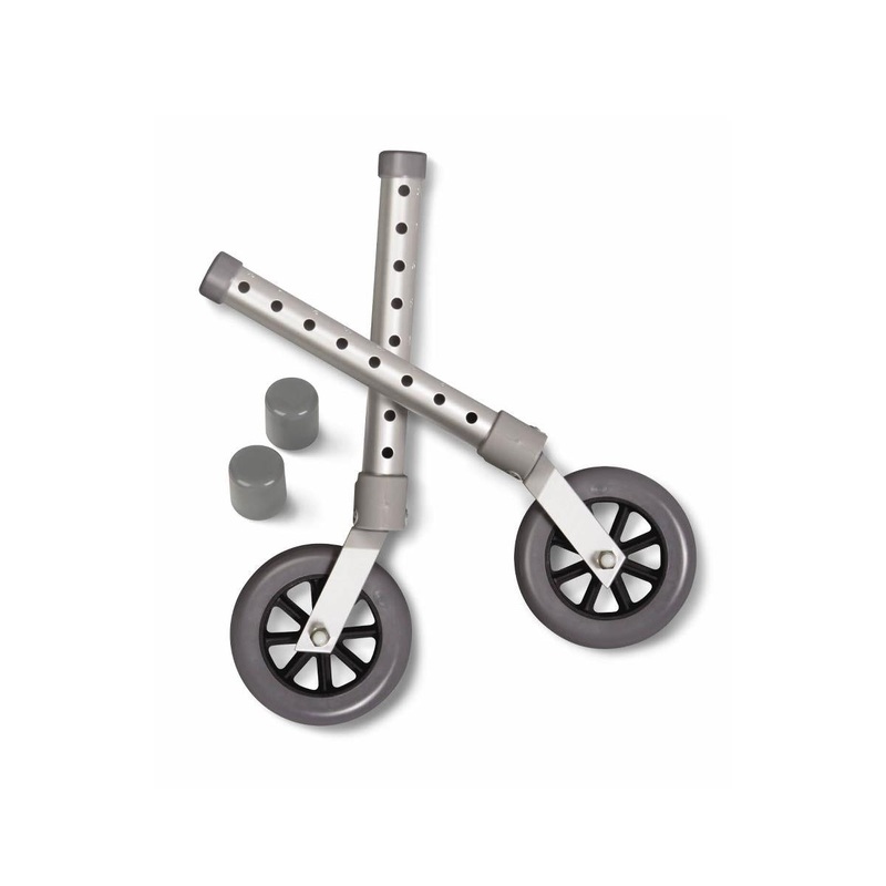 Medline Replacement Swivel Casters for Walkers, 5