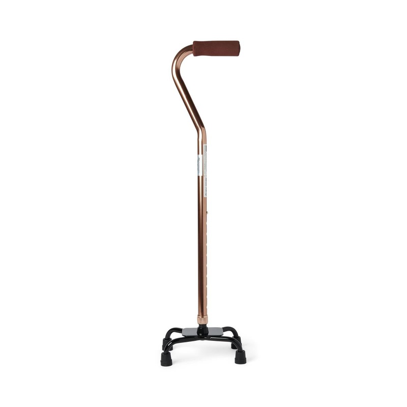 Small Base Quad Cane, Bronze (Case of 2)
