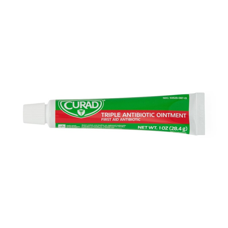 Triple Antibiotic Ointment|.9G Packet- 144/Box|.9G Packet- 1729/Case|1 oz Tube- Each|1 oz Tube- 12/Case