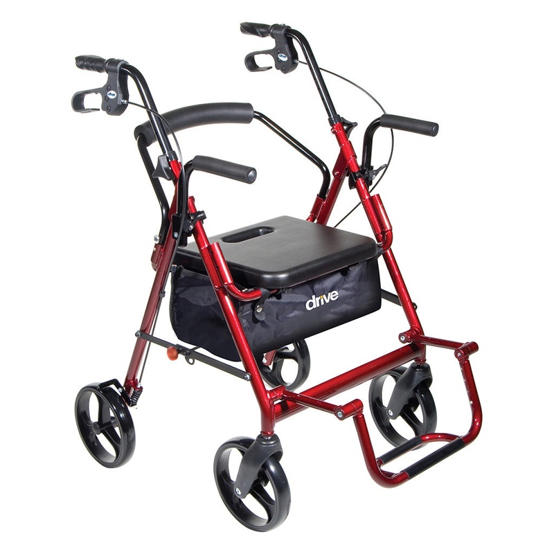 Duet Transport Wheelchair Rollator Walker