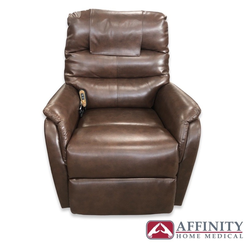 ELARA PR-118 3 POSITION LIFT CHAIR – CHESTNUT VINYL – IN STOCK*