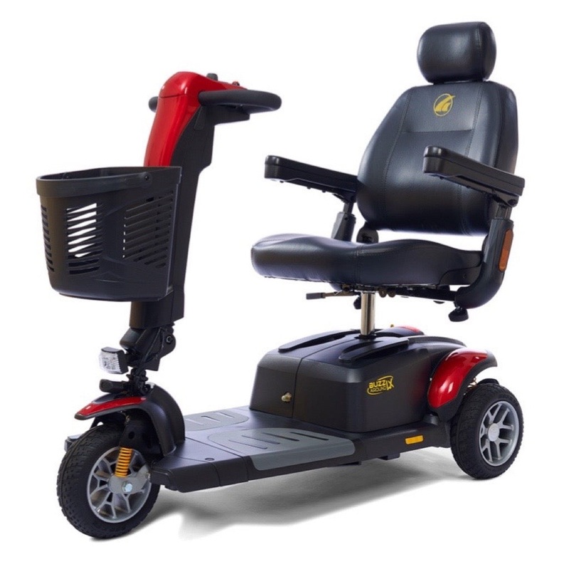 Golden Technologies BuzzAround LX – 3 Wheel Travel Scooter
